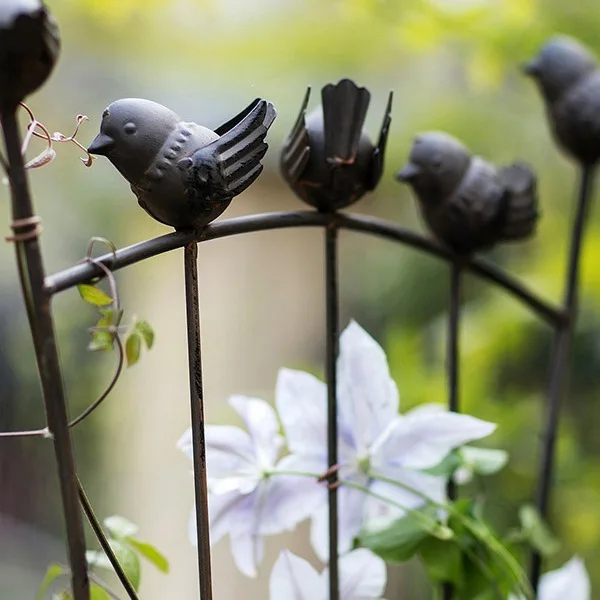 Versatile Iron Garden Trellis and Fence – Perfect for Climbing Plants