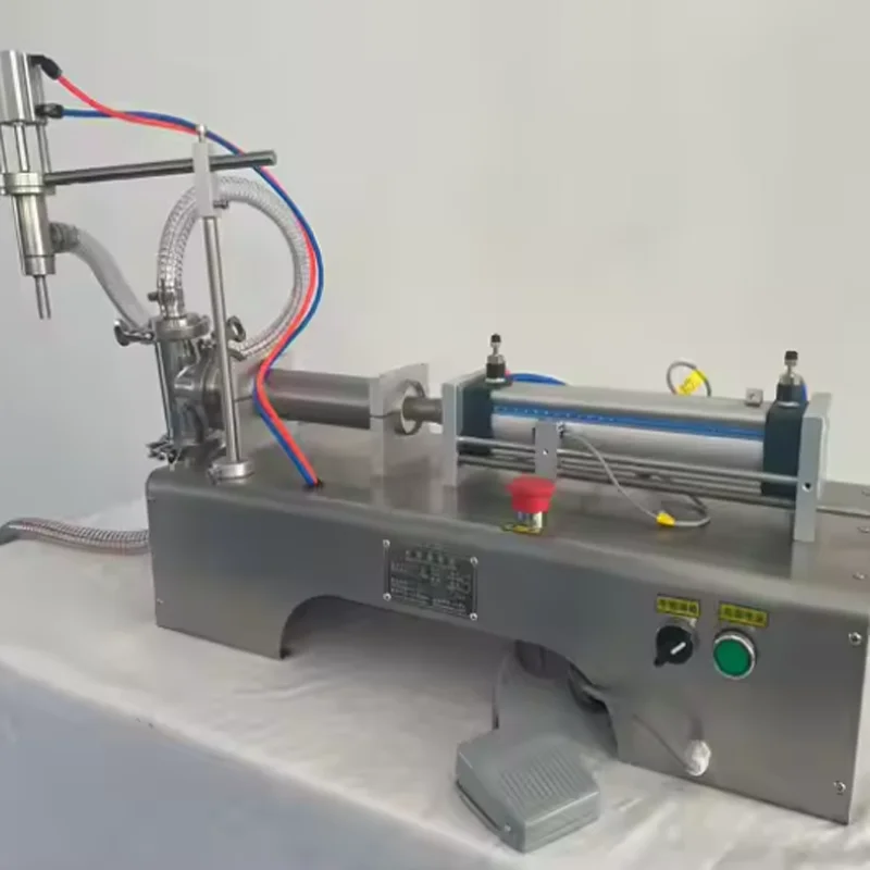 

New design semi automatic paste filling machine, cosmetic filling machine,oil paint filler