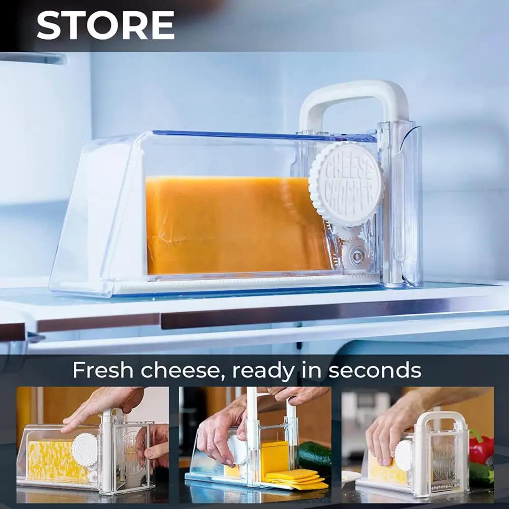 

Food Grade Cheese Slicer Multifunctional Stainless Steel Cheese Slicer with Handle Storage Box 4 1 Butter Cutter for Kitchen