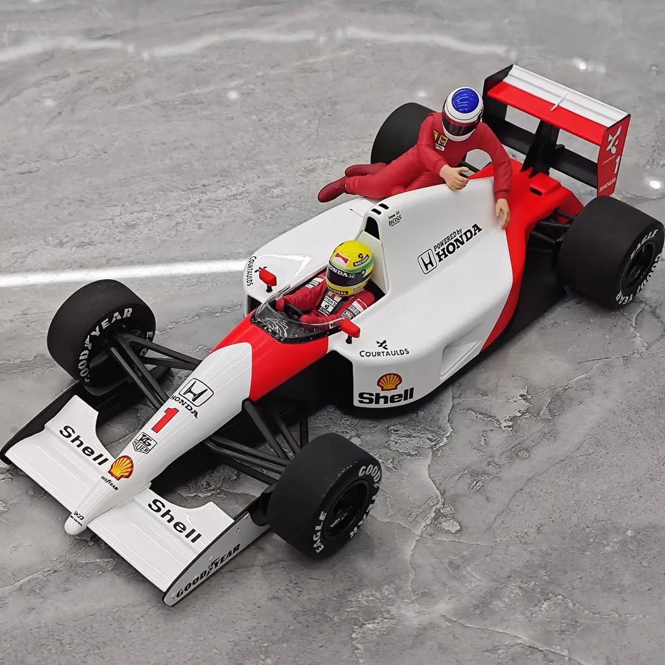 MINICHAMPS 1/18 McLaren Car Model Honda F1 MP4/6 SENNA Alloy