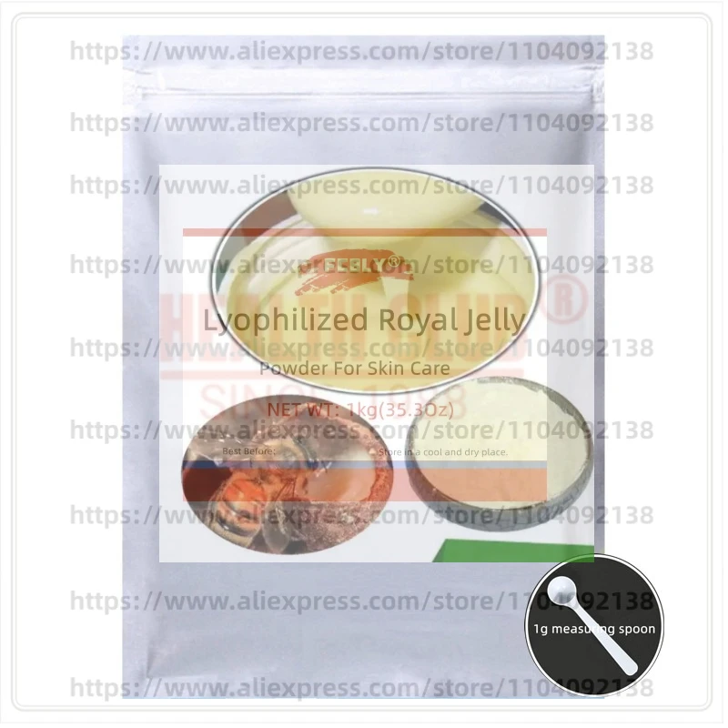 

50G-1000G LYOPHILIZED ROYAL JELLY POWDER Customized Aluminum Foil Bag Wholesale Price FAST SHIPPING [Latest Product]