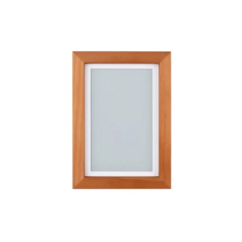 7.3inch E6 Full Color E-Paper With Solid Wood Photo Frame For Raspberry Pi Zero, Ultra-long Standby, 800 × 480 Resolution