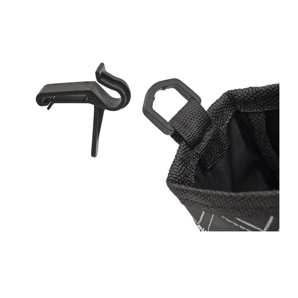 حقيبة تخزين تنفيس أسود-أحمر سعة كبيرة منظم Pu للهاتف زجاجة ماء منفذ السيارة الحقيبة التخزين الداخلي