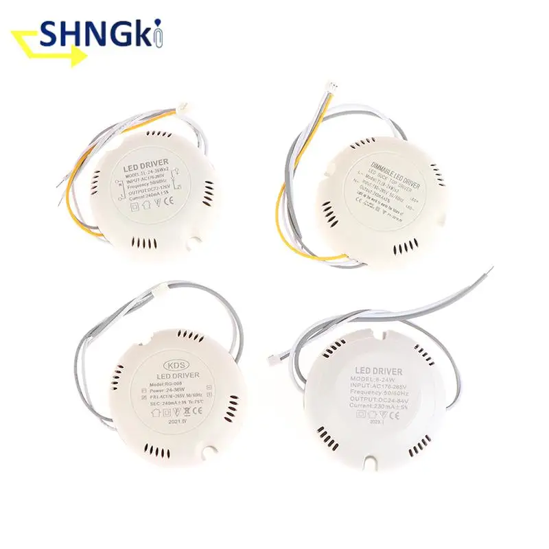 LED Driver Current 240-300mA 8-24W, 25-36W SMD PCB Light Ceiling Power Supply Double Color 3Pin Lighting Transformers AC176-265V