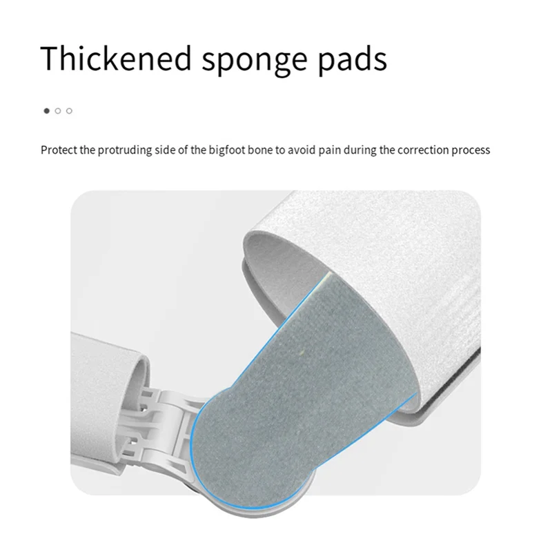 AB43-2X Bunion Corrector For Women Men, Adjustable Knob Double Correction Separator For Splints Hammer Toe Straightener