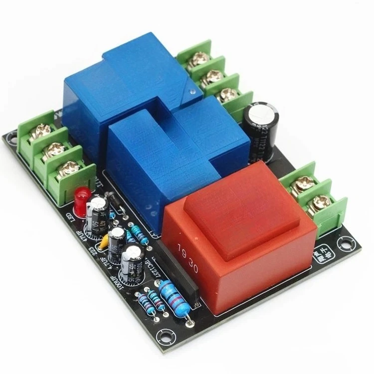 Dual Channel Speaker Protection Circuit Board Kit 220V 30A High Current