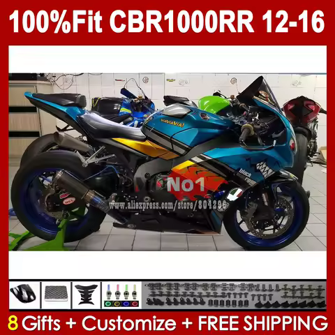 Injection Fairing For HONDA Shark fish CBR 1000RR 1000 CBR1000 RR 44JK.125 CBR1000RR 12 13 14 15 16 2012 2013 2014 2015 2016 Kit