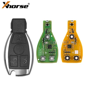 Xhoryse-smart car key shell for Mercedes Benz PCB, VVDI BE Key Pro, improved version, 3 or 4 buttons Key remote chip, 315 MHz, 433mHz 12 Main Sales Points VVDI - №12