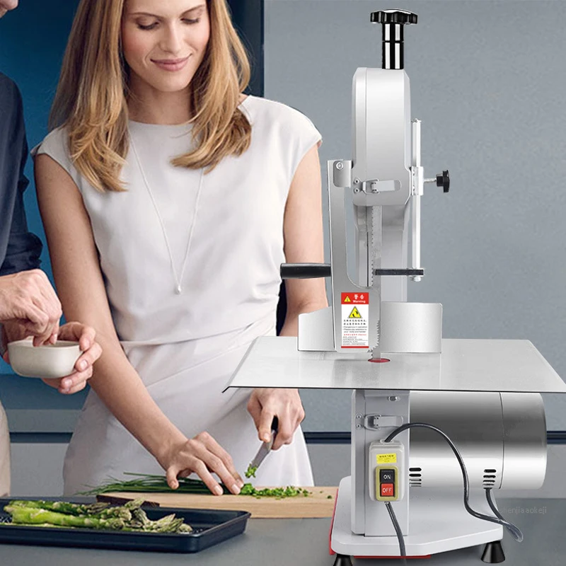 Machine de découpe d'os électrique pour poisson congelé, scie à os commerciale, machine à découper les côtes et la viande, haute puissance, sl479, 1500W