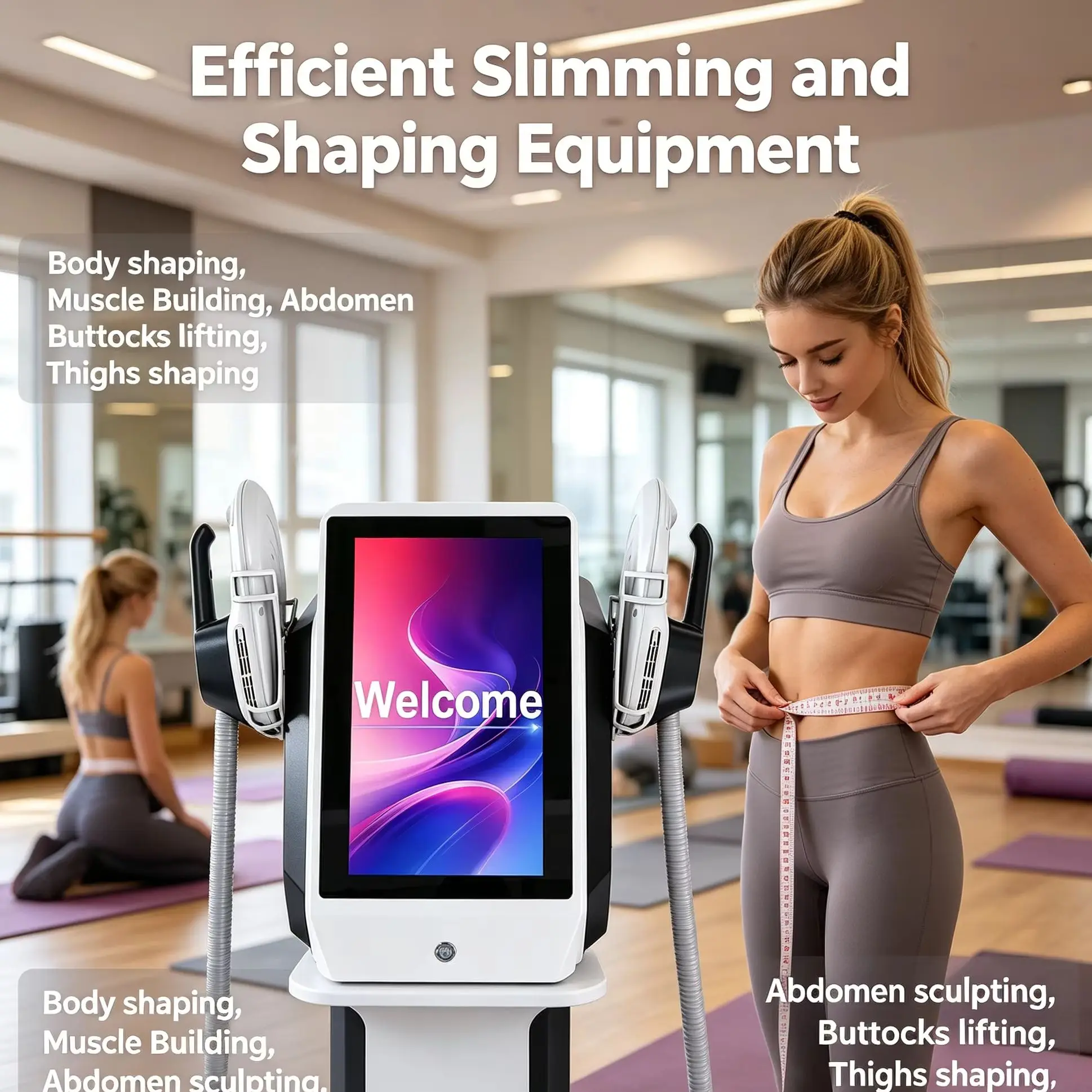 2026 Professional Technology Muscle Stimulation Fat Reduction Slimming Beauty Equipment High Intensity 6500W Body Shaping Machin