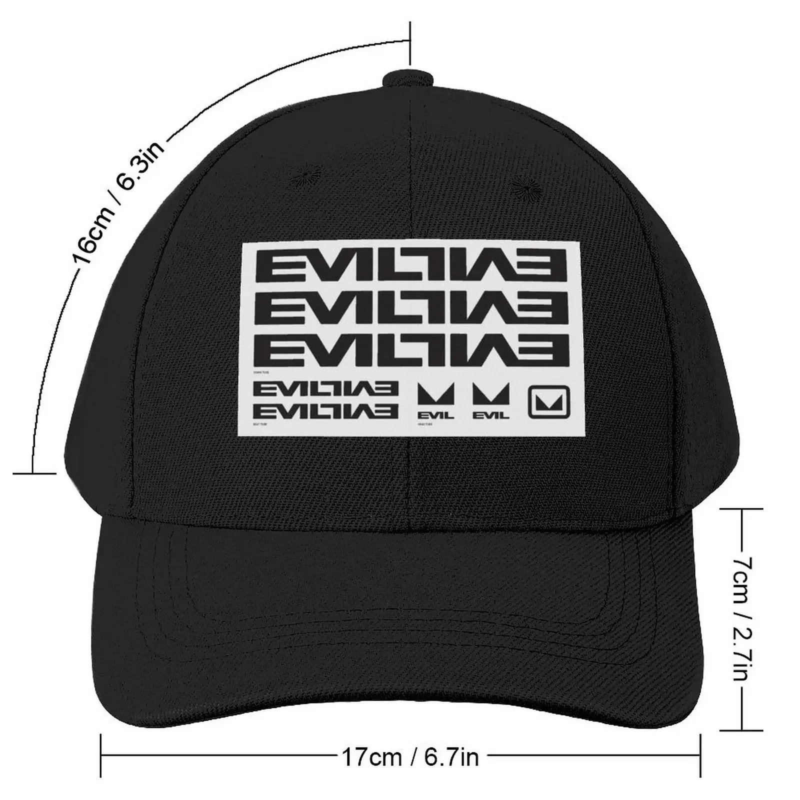 Evil bikes sticker pack Baseball Cap Custom Cap Fishing cap fashionable summer hat Caps For Men Women's