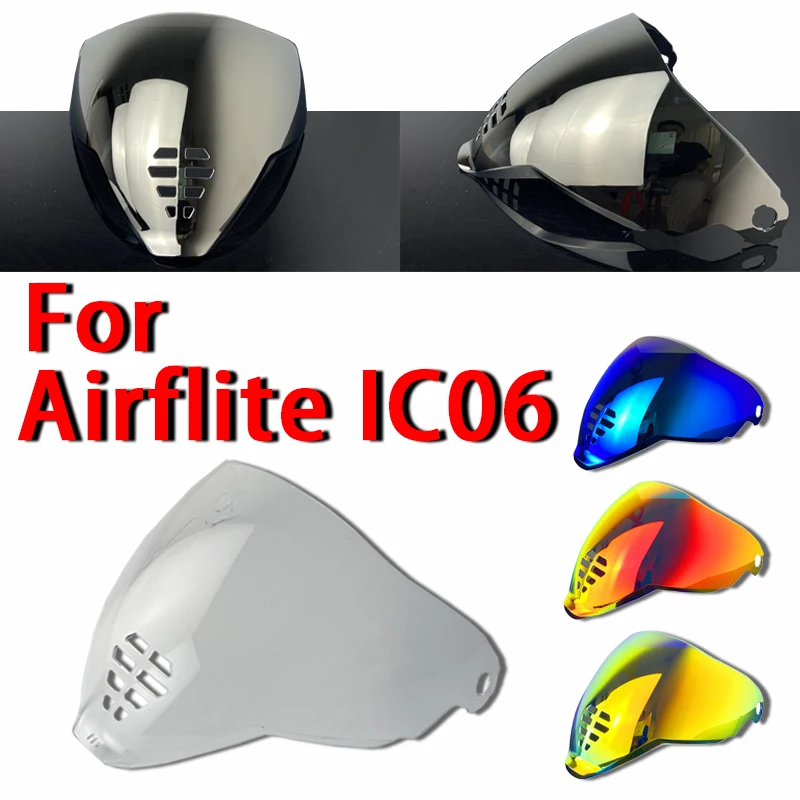 

Защитный щиток для шлема Fliteshield, зеркальный воздушный щиток для лица, сменный лицевой щиток для мотоциклетных шлемов ICON Airflite