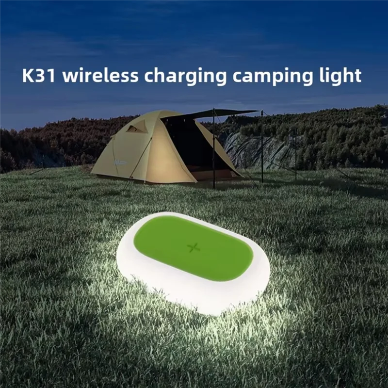 

RALCA-Camping Lantern Withwireless Phone Charger Home Night Light & Atmospheric Lamp Foroutdoor Use