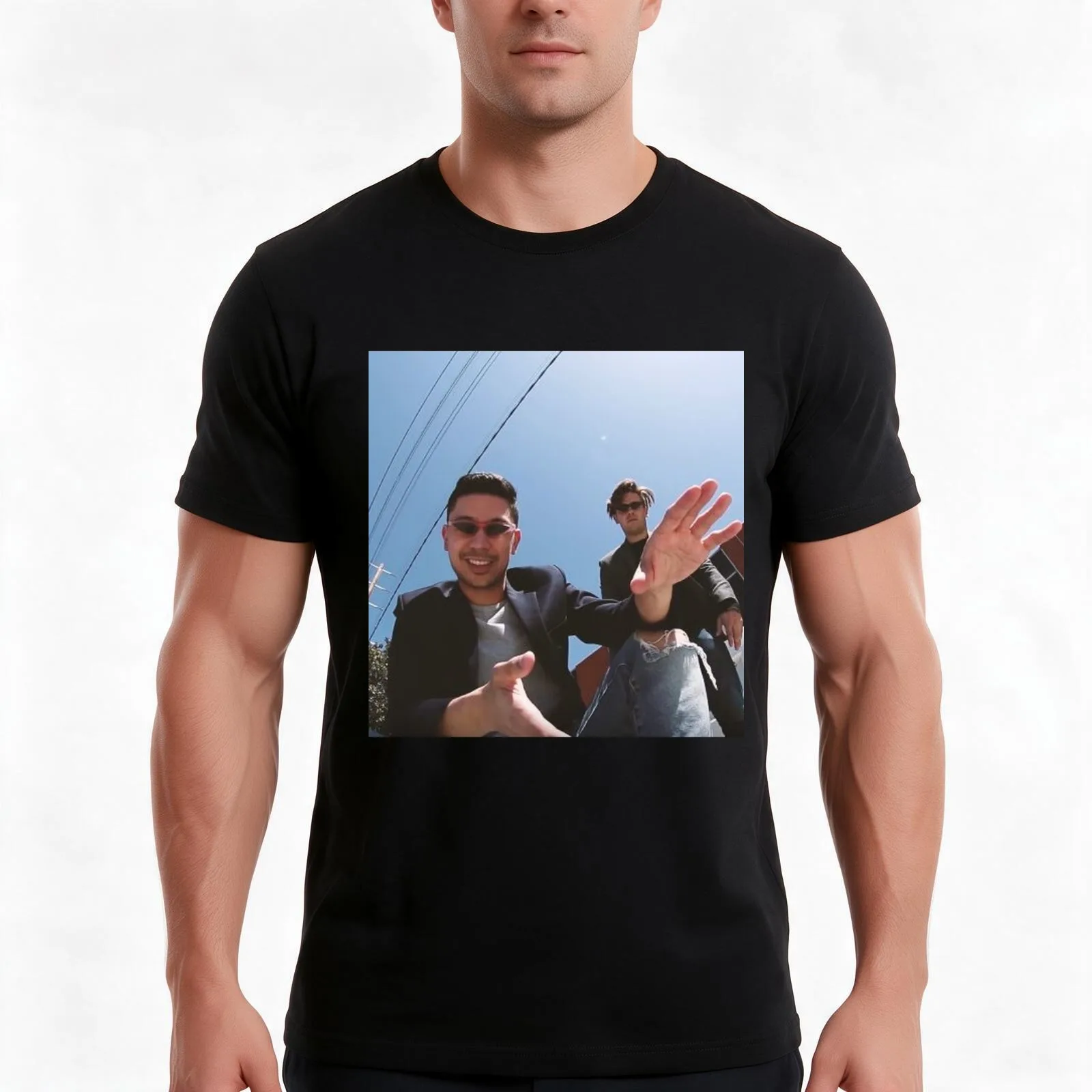 im rich T-Shirt, Summer Casual Cotton Tee, Oversized Streetwear Tops, Vintage Graphic Print, Loose Fit Short Sleeve, 100% Cotton