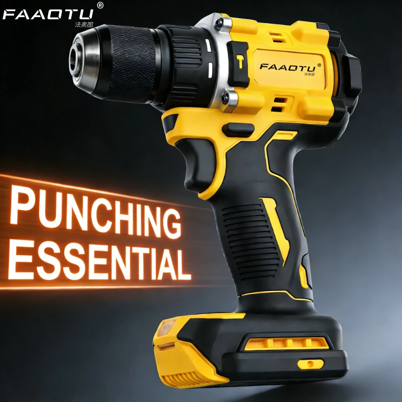 

Бесщеточная ударная дрель-шуруповерт FAAOTU DCD805 20V MAX, многофункциональный ручной инструмент для аккумулятора DW