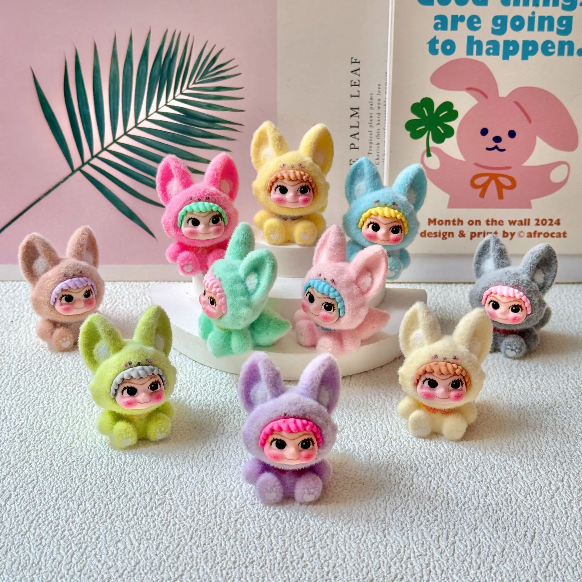 10 قطعة/المجموعة/مجموعة من لعبة شخصيات واكوكو تمثال صغير لتزيين سطح المكتب نموذج الحلي لعب للأولاد والبنات هدايا عيد الميلاد #4