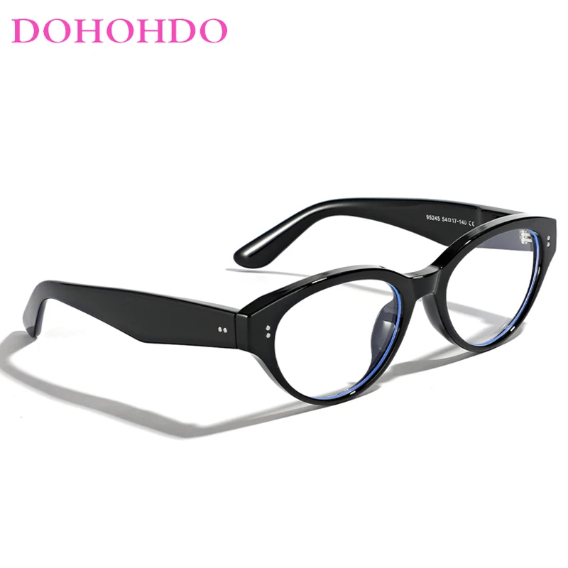 

DOHOHDO 2024 Trendy Cat Eye Men Eyeglasses Frame Fashion New Women Sun Glasses UV400 Summer Decoration Sun Glasses Shades UV400