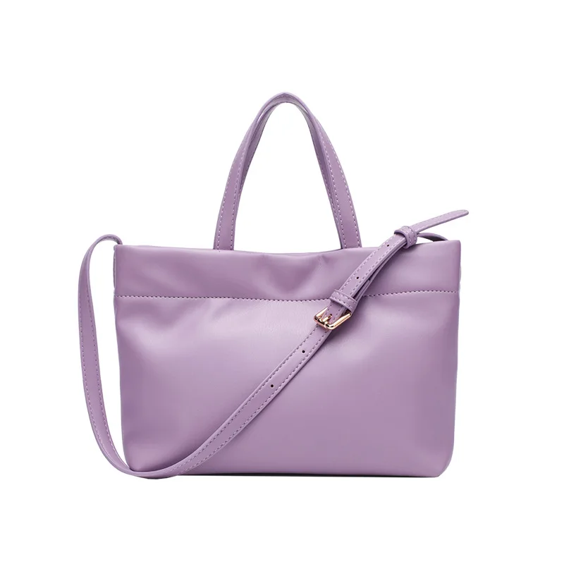 

Women's PU Leather Shoulder Bags Large-Capacity Clutch Tote Bags Summer Casual Simple Commuter Crossbody Messenger Bags