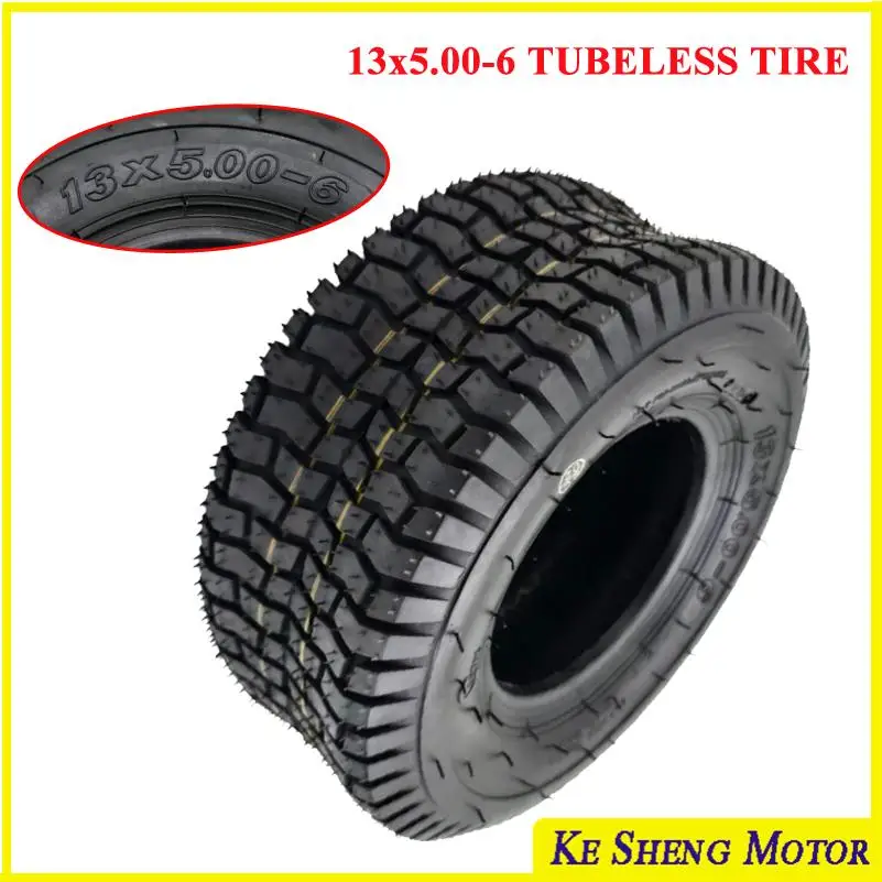 13x5.00-6 Tubeless Tires, for mini Pocket Off-Road Vehicles, Beach Bikes, Go Karts, ATV Beach Bikes Tires. Off Road Use Only