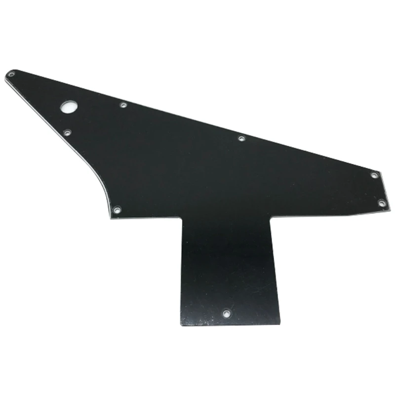 Electric Guitar Guitarra Pickguard Scratch Plate for Explorer 76 Reissue Style Parts Replacement 3Ply Pearl Black