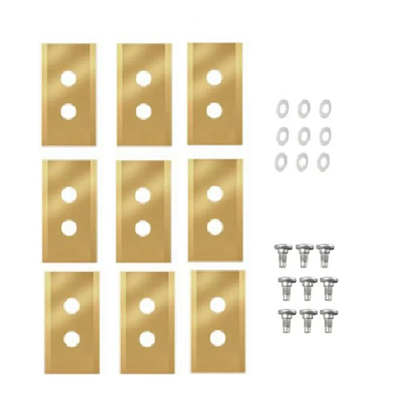 ABNO-9 قطعة شفرات بديلة لـ Mammotion Luba & Yuka جميع السلاسل استبدال شفرات جزازة العشب الآلية