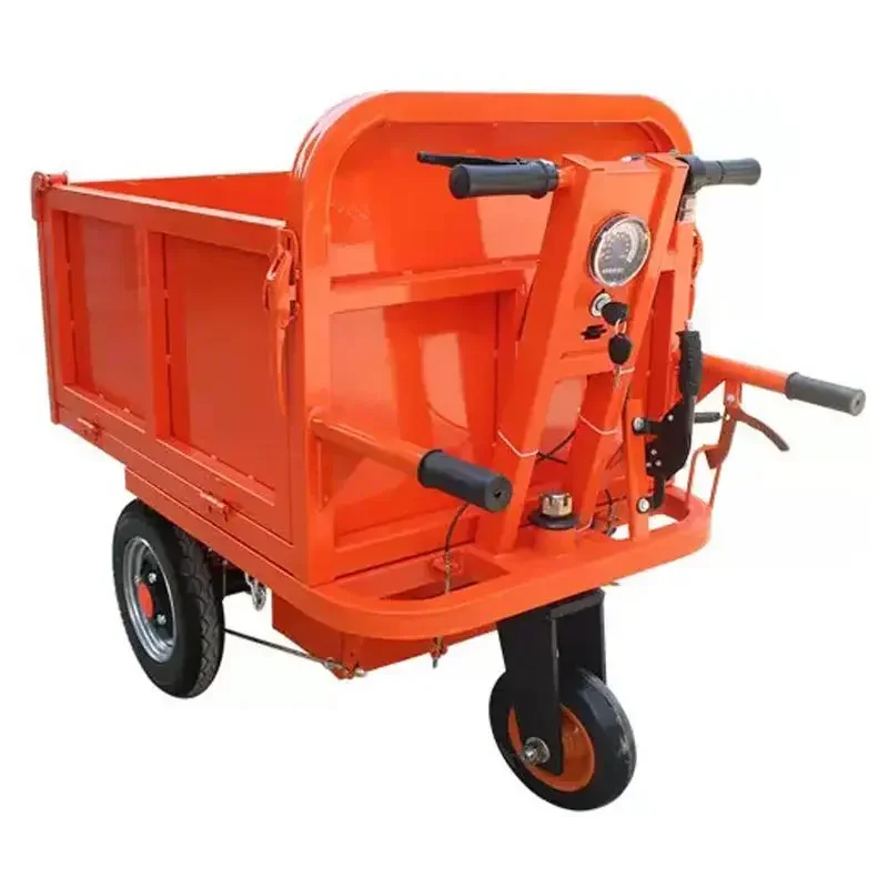 48V Power Wheelbarrow Small Electric Hand Pushed Engineering Dump Truck 1000 KG