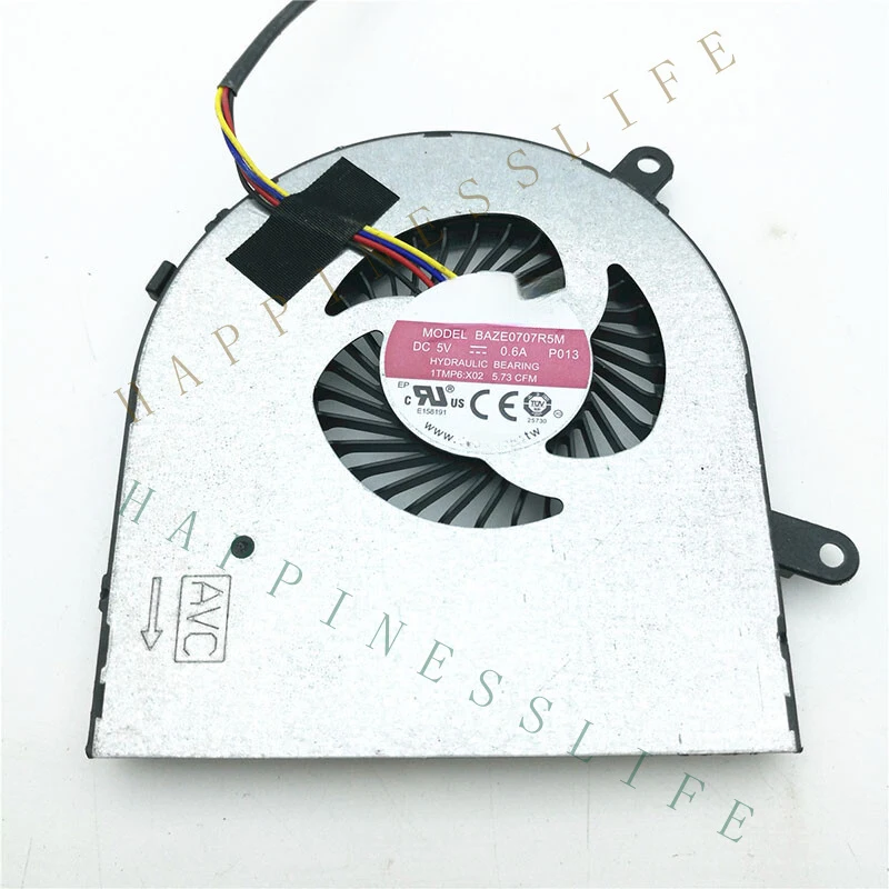 

BV+ For Dell AVC BAZE0707R5M P013 DC5V 0.6A 01TMP6 1TMP6 Cooling Fan