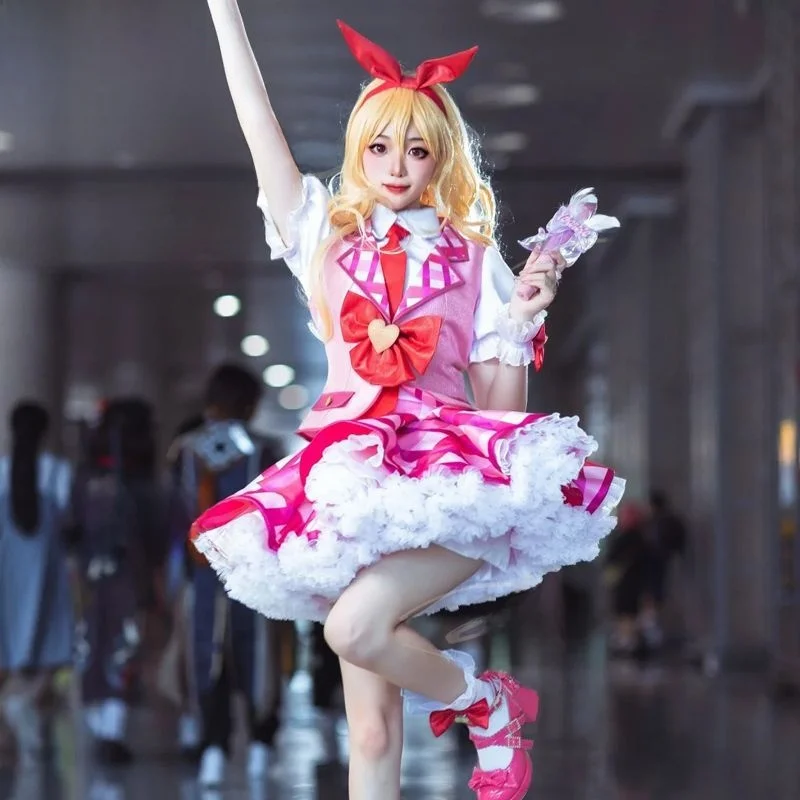 Full Set Cosplay Costume Star  Myu Idol Activity Anime Gaming Women's Fashionable Cosplay Outfit Hand Washable