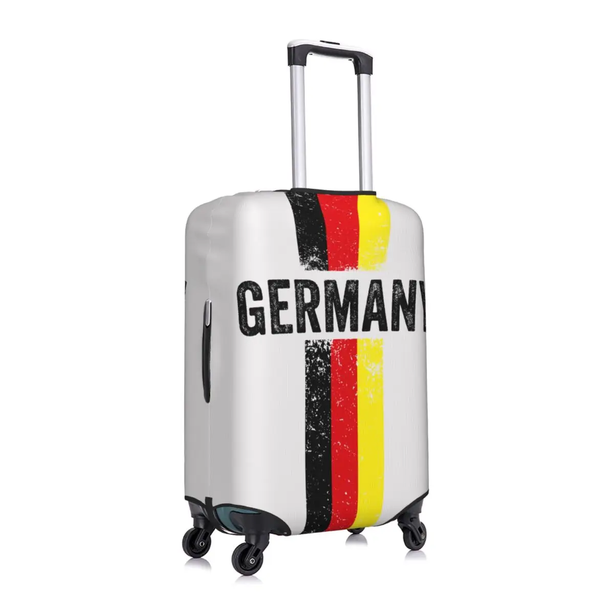مخصص مخصص ألمانيا العلم غطاء الأمتعة حامي قابل للغسل الألمانية Deutschland Pride السفر حقيبة يغطي