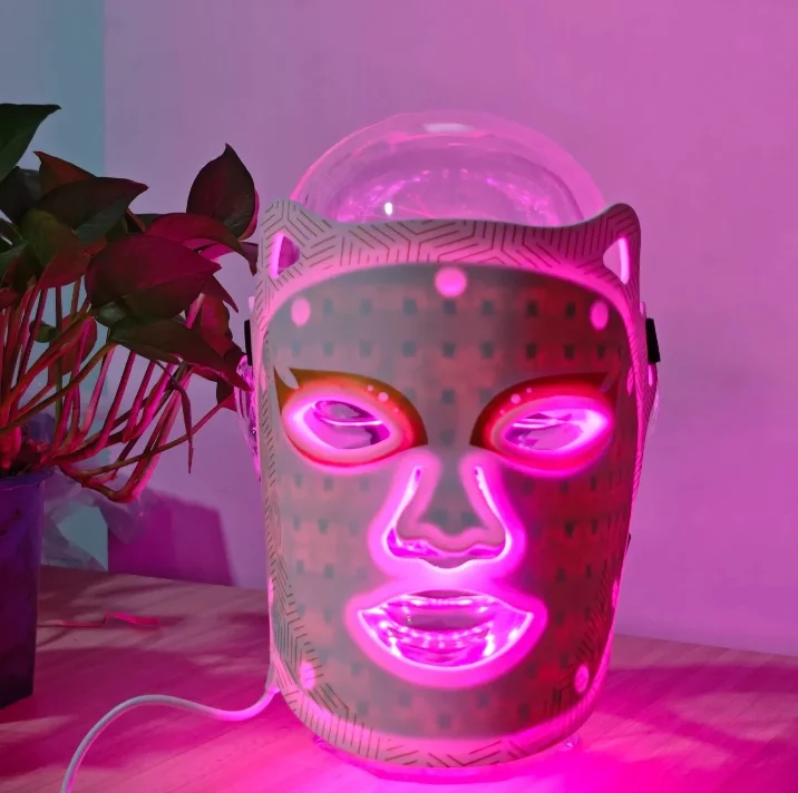 Wireless silicone LED face and neck mask (listing 0694), view 3