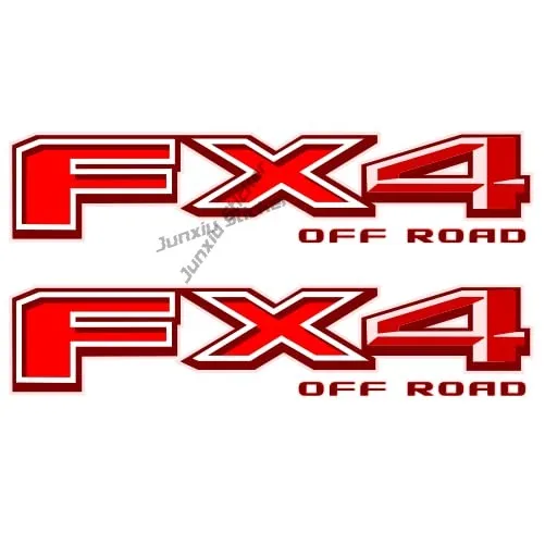 2er-Set 4x4 Totenkopf-Truck-Aufkleber: Feuer-Totenkopf-Camo-Hai Fx4 4x4 Wraps Offroad mit Berg für LKW – verschiedene Stile, Aufkleber für Camper – Detail 9