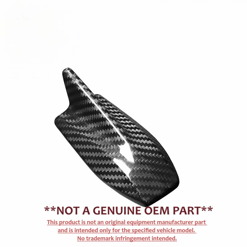 For Lexus IS300C Real Carbon Fiber Shark Fin Antenna Cover Exterior Body Decoration Accessories