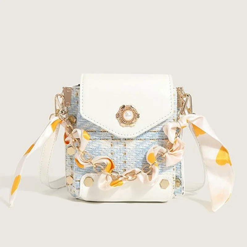 

Mini Fashion Chain Niche Design Versatile Mini Crossbody Shoulder Phone Storage Bag
