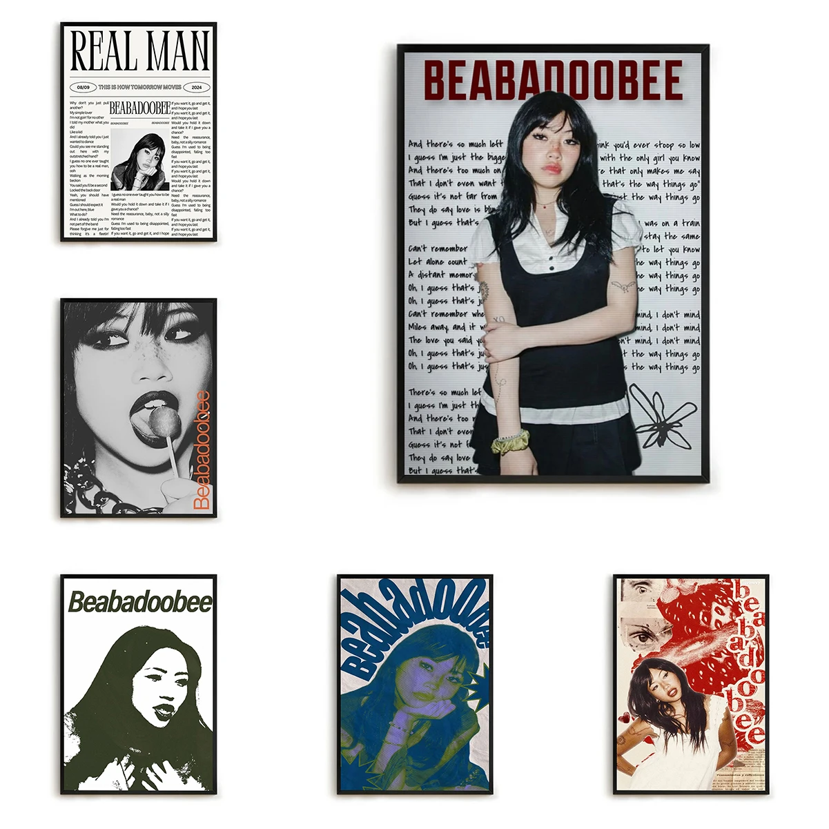 

Rock Singer Pretty B-Beabadoobee Poster Pictures Wall Decoration Painting Home Decor Room Aesthetic Art Mural Interior Posters