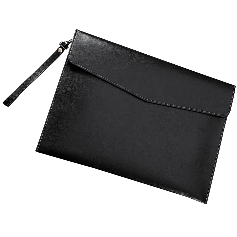 

File Holder Paper Envelope Bag Mens Wallets Organiser Pu Document Organizer Portable Folder Travel