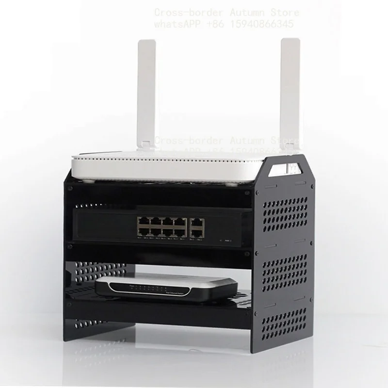 Router cooling bracket light cat set-top box switch mini computer host radiator fan base
