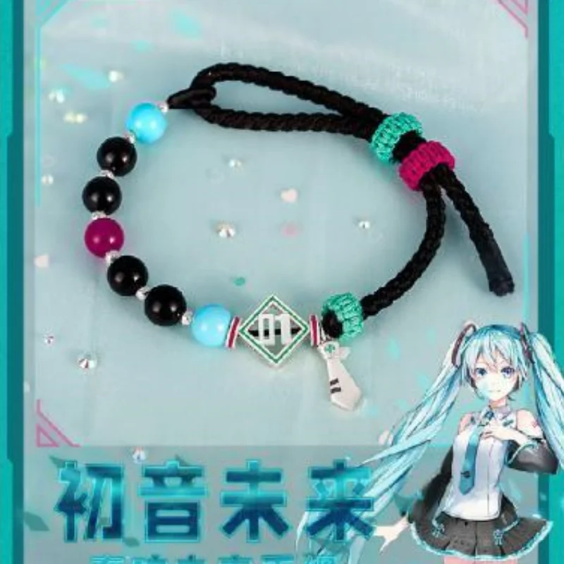 Hatsune Miku Creative Anime Movie Character Limited Accessory Bracelet Cartoon Personalized Holiday Gift Commemorative Bracelet