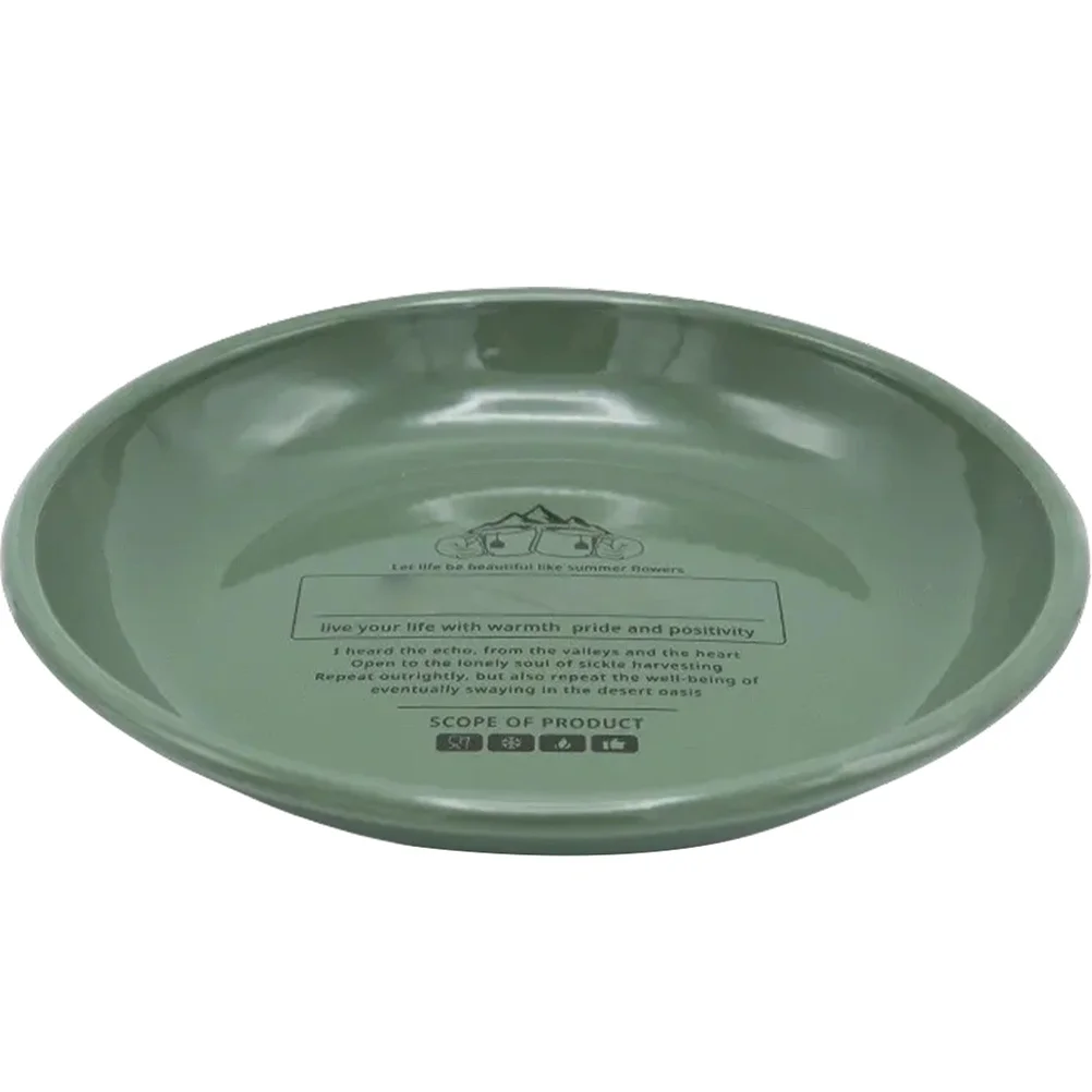 

Enamelware Plate Retro Style Premium Iron Enamel Food Dish for Family Gatherings Serving Snack Tea Nuts Decorative Practical