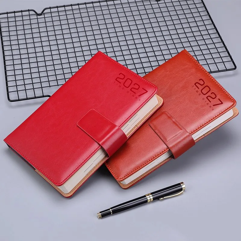 Color Changing PU Leather 2027 Planner Full Year Calendar Notebook 365 Day Daily Schedule Journal with Magnetic Clasp, Pen