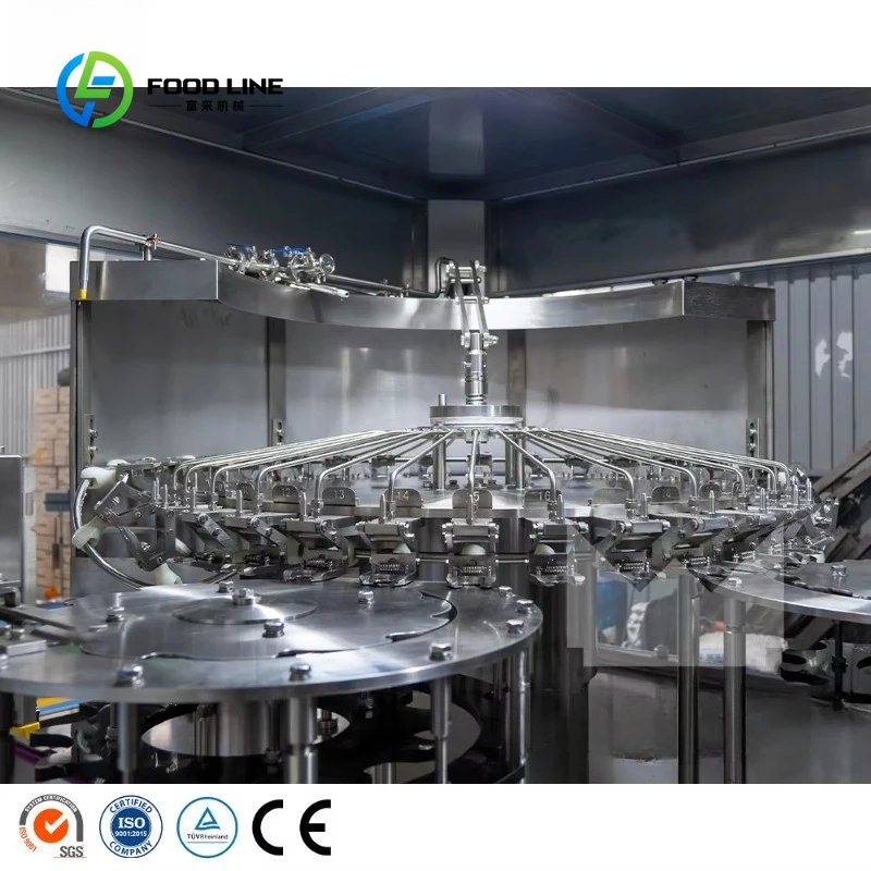 Customized Full Automatic Drinking Water Production Line 3-in-1 Bottled Spring Pure Mineral Water Filling Plant For Beverage
