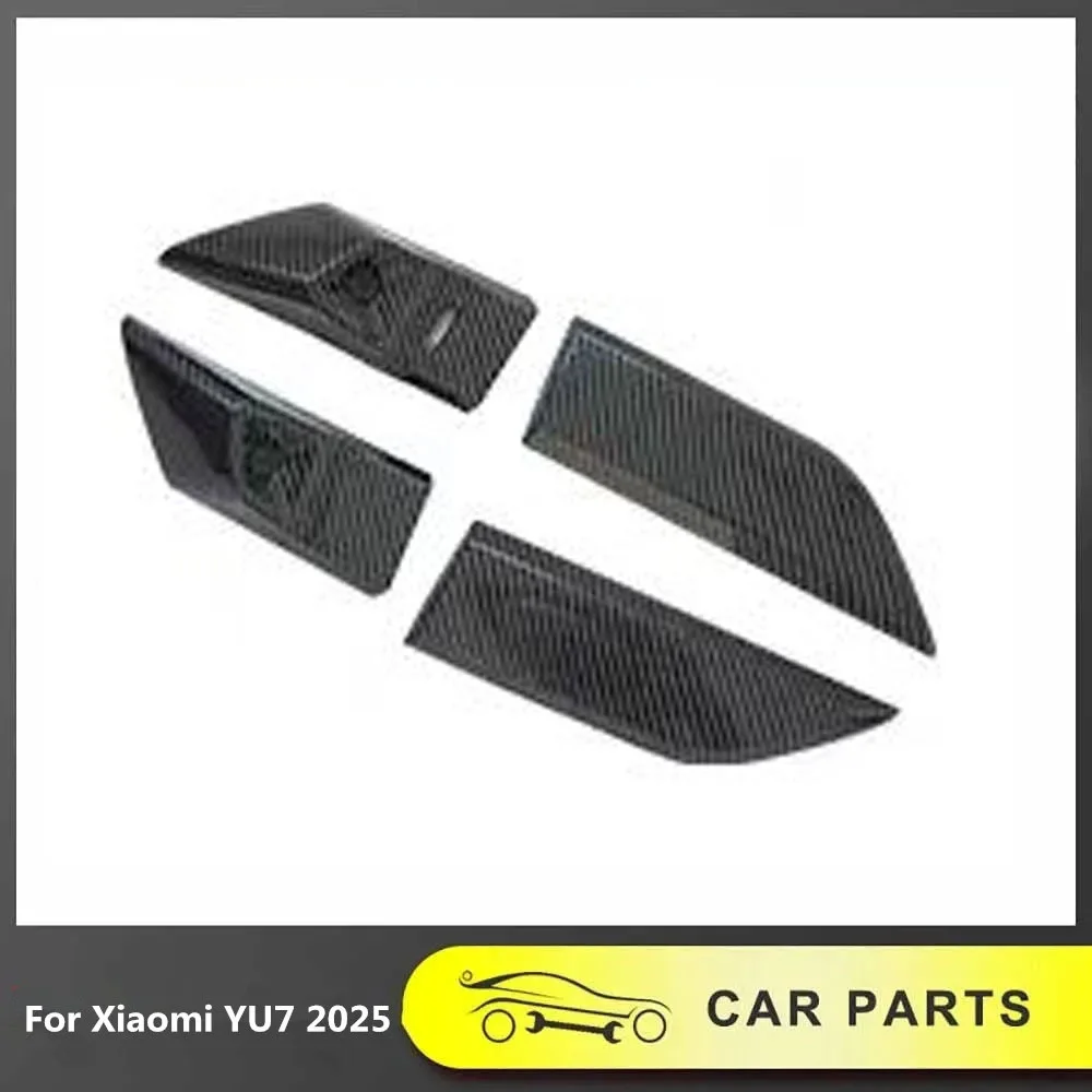 

Защитный чехол для камеры на корпусе, модификация узора из углеродного волокна, новые декоративные аксессуары, подходящие для Xiaomi YU7 2025