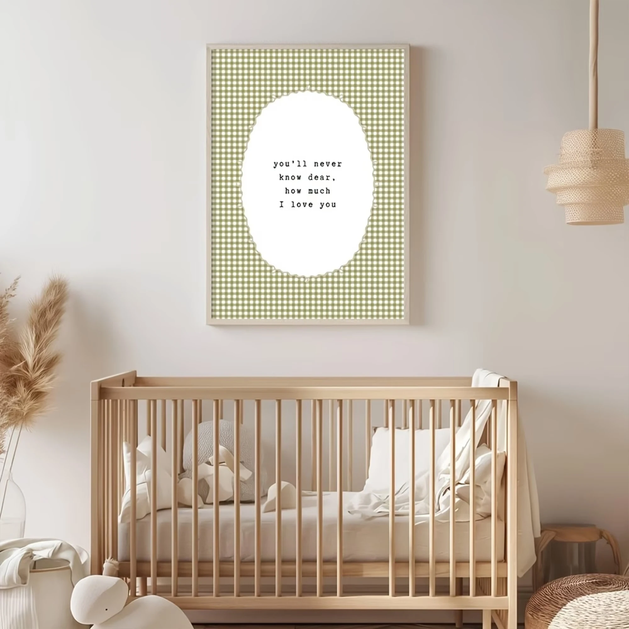 Modern You’ll Never Know Dear, How Much I Love You Wall Art Print Canvas Painting Poster Picture For Living Room Home Decor