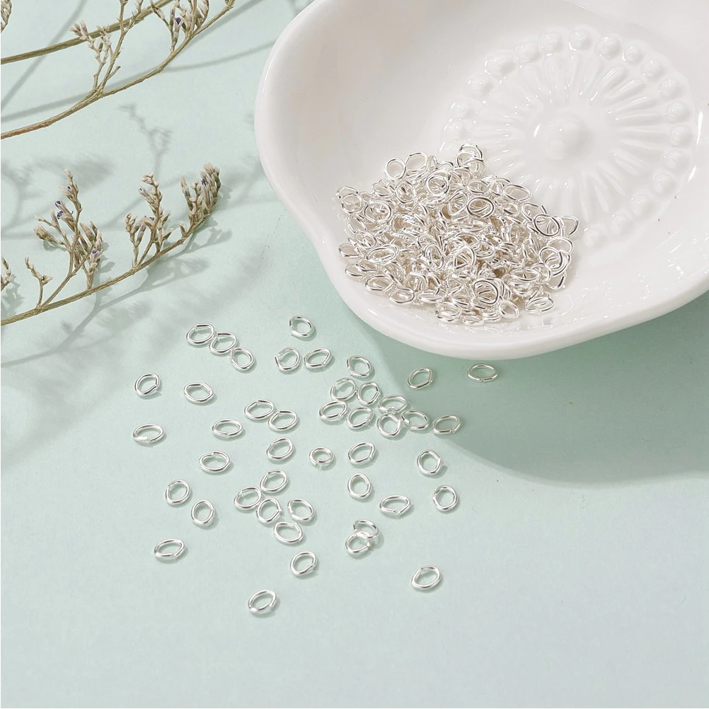 

300pcs Copper Jump Rings Jewelry Accessories Open Diy Bracelet Necklace Making Small Connecting Rings For Durable Lightweight