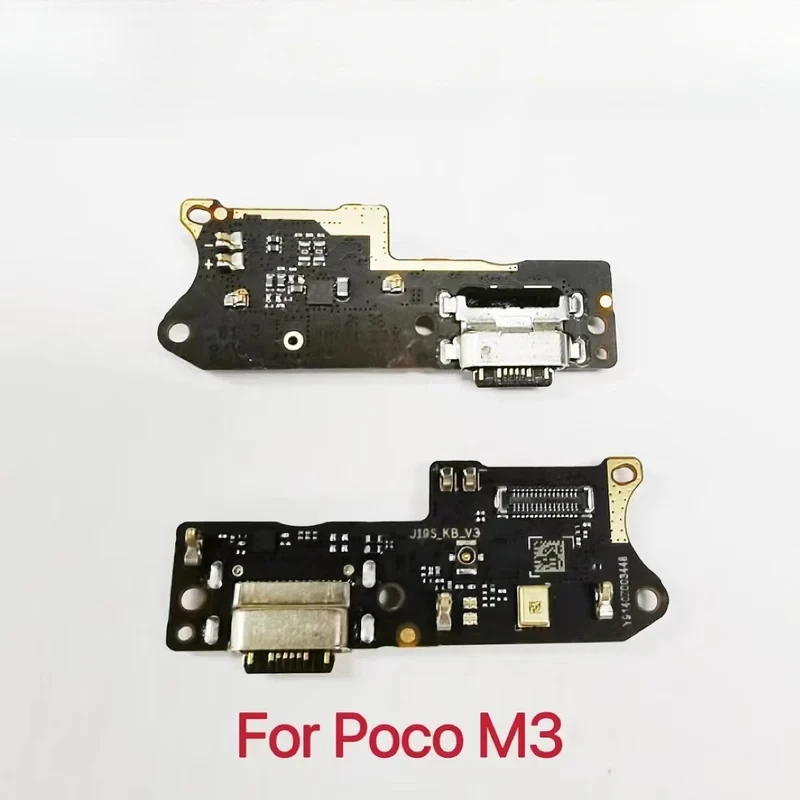 Pop For Xiaomi Poco M3 / Poco F3 USB Charging Port Charger Board Socket Jack Flex Dock Plug Connector With Microphone
