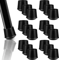 24 Uds. Tapas redondas para patas de muebles, silla, mesa, sofá, almohadilla de goma silenciosa antideslizante para patas, suelo de madera, almohadilla protectora antiarañazos