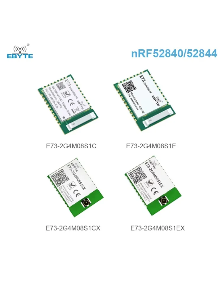 Moduł bezprzewodowy BLE4.0/BLE5.1/BLE5.1 nRF52840 nRF52833 nRF5340 EBYTE E73 Series SMD SOC 8dBm Nadajnik i Odbiornik — zdjęcie produktu 7