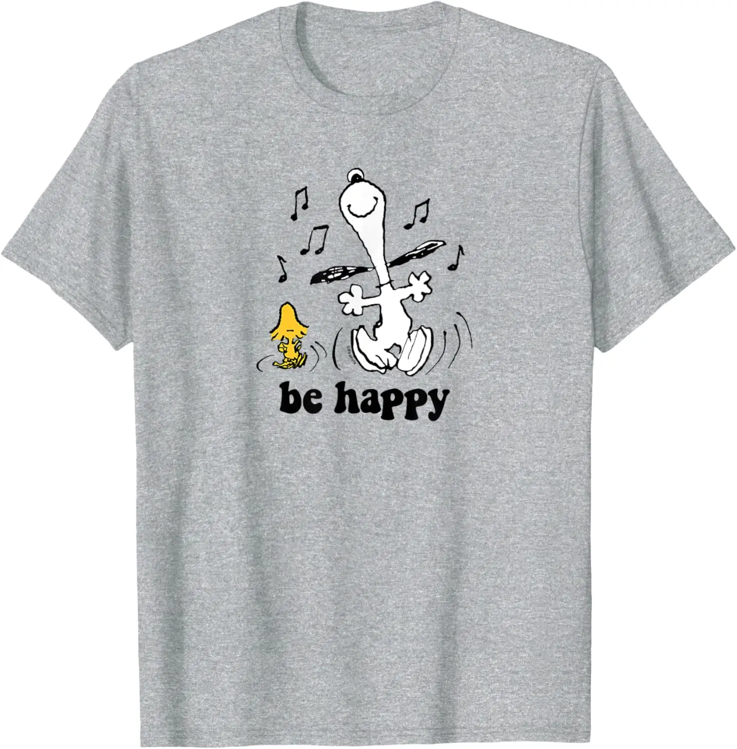 - Snoopy and Woodstock's Be Happy Dance T-Shirt