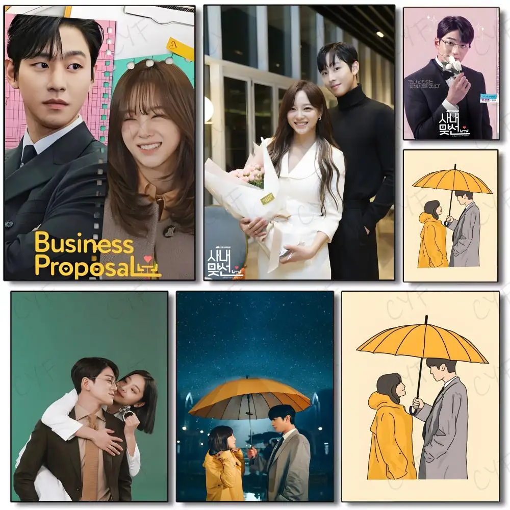 tv romance B-Business Proposal Poster Poster Painting Wall Art Mural for Living Room Home Decor and Gifts