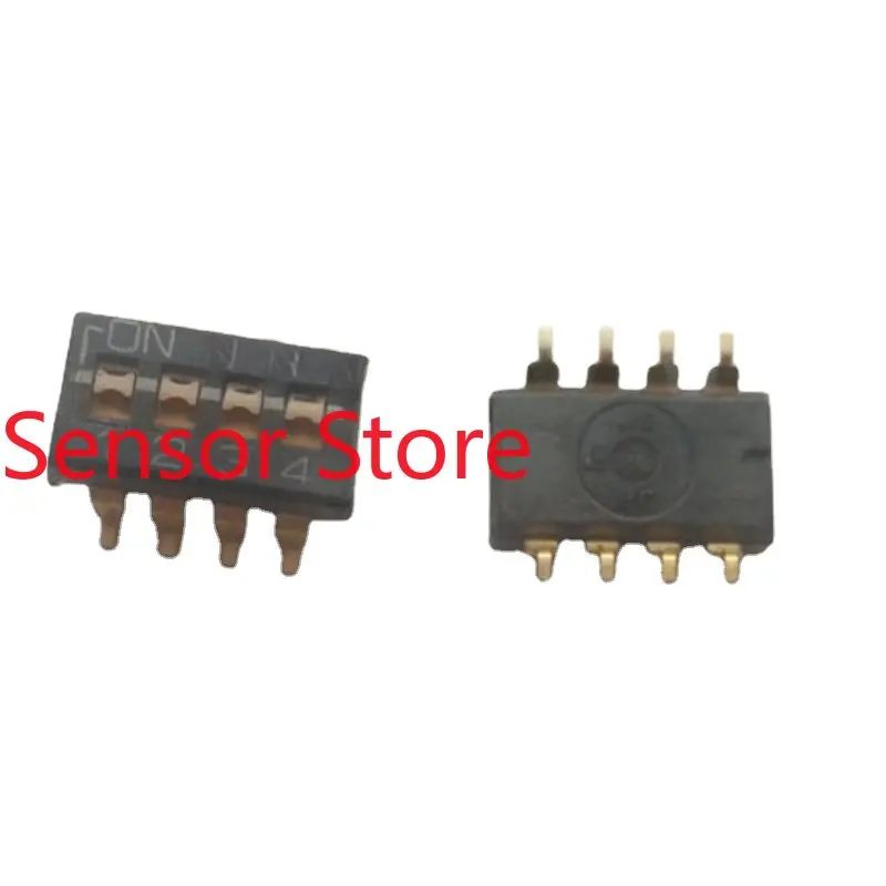 

10PCS DIP Switch 4 Positions SMD 4P Coded Piano Key 2.54mm Pitch Gold-plated Feet