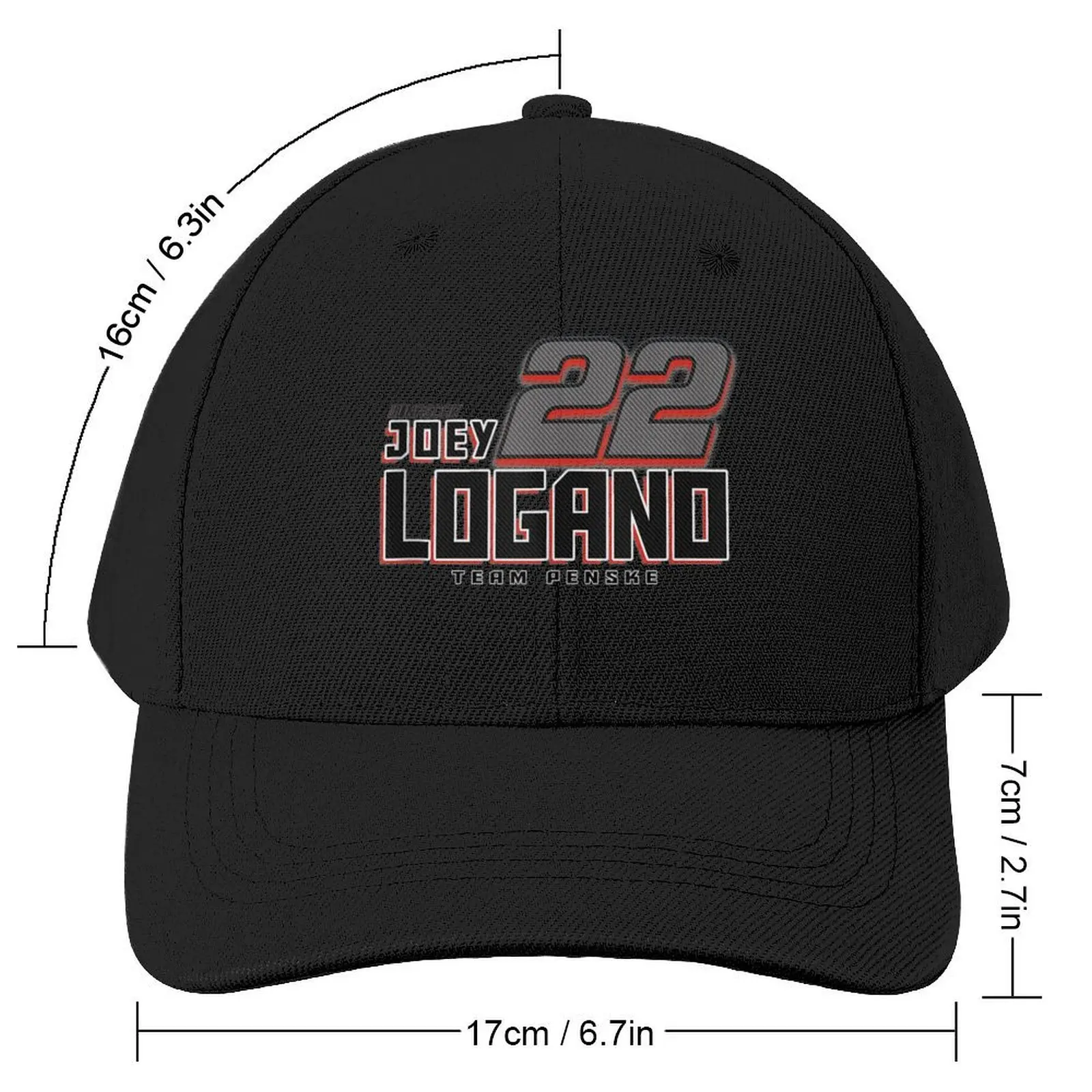 NASCAR - Joey Logano - Carbon Fiber Baseball Cap fashionable sun hat Streetwear Hat Baseball Cap Mens Hats Women's